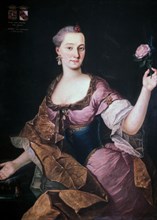 'Maria Anna Freyin Von Erberg', Ljubljana, c1741-1769. Artist: Fortunat Bergant