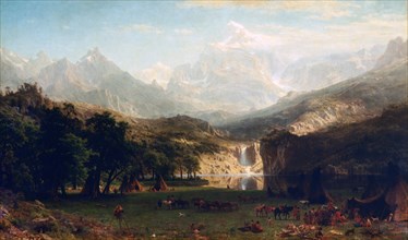 'The Rocky Mountains, Lander's Peak', 1863. Artist: Albert Bierstadt
