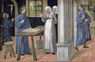 'Saint Benoît', c1480-1523. Artist: Ambrogio Bergognone