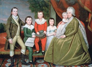 'Mrs Noah Smith and Her Children', 1798. Artist: Ralph Earl