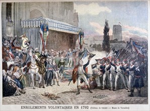 'The Enrolment of Volunteers, 22nd July 1792', 1895. Artist: Unknown