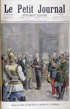 Handing-over of the collier de Saint André to the President of the Republic, 1895. Artist: Henri Meyer