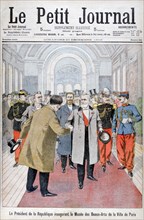 President of the Republic opening the Musée des Beaux-Arts de la Ville de Paris, 1902. Artist: Unknown