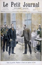 Grand Duke Vladimir of Russia visiting a Paris hospital, 1897 Artist: Henri Meyer