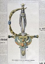 Sword of honor offered to the commercial commander, 1899. Artist: Unknown
