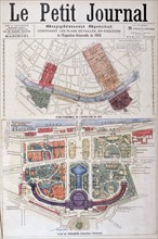 Plan for the Trocadero and Universal Exhibition of 1900, Paris, 1900. Artist: G Rochet