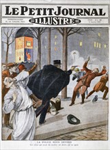 A police shootout, 4th January 1925. Artist: Unknown