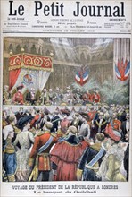 A banquet for the visiting French president, Guildhall, London, 1903. Artist: Unknown