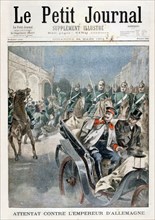 Attack against the Emperor of Germany, 1901. Artist: Unknown