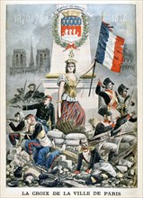 The Cross of the city of Paris, 1901. Artist: Unknown