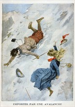 Carried by an Avalanche, 1901. Artist: Unknown