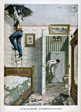 Audacious burglars, 1901. Artist: Unknown