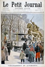 Statue of Vercingetorix in transit, France 1901. Artist: Unknown