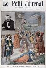 Centenary of the birth of Alexandre Dumas, 1902. Artist: Yrondy