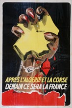 'After Algeria and Corsica, Tomorrow it Will Be France', 1943-1944. Artist: Unknown
