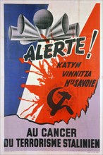 'Alert!, for the Cancer of Stalinist Terrorism', c1940-1953. Artist: Unknown