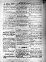 La Republique Sociale newspaper of 13th October 1881 Artist: Unknown