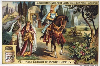La Jerusalem deliveree par le Tasse, Renaud leaves Armide, the enchantress. 19th Century. Artist: Unknown