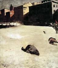 'The Massacre', 1905.  Artist: Sergei Ivanov
