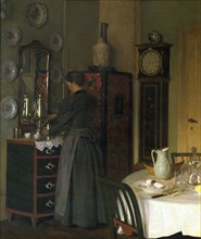 'Tea-time', 1898 Artist: Valdemar Kornerup