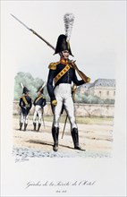 'Gardes de la Prevote de l'Hotel, Trumpeter', 1814-16 Artist: Eugene Titeux