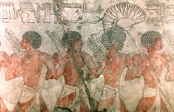 Relief with Soldiers, Temple of Hatschepsut. Artist: Unknown