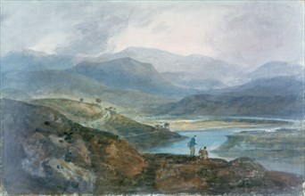 'Lake, Scotland', 1801-1802.  Artist: JMW Turner