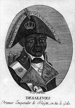 Jean-Jacques Dessalines, Emperor of Haiti, 1806. Artist: Rea
