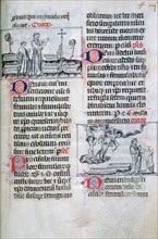 Mass for the buried in a graveyard, and anniversary mass for souls of the dead, 14th century. Artist: Unknown