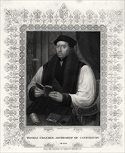 'Thomas Cranmer, Archbishop of Canterbury', 19th century. Artist: J Cochran