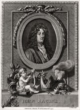Jean Racine, 1774. Artist: J Collyer