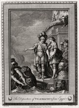 'The Departure of Telemachus from Egypt', 1775. Artist: W Walker