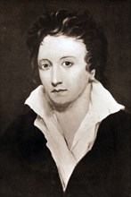 Percy Bysshe Shelley, English romantic poet, 19th century. Artist: Unknown
