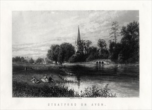 'Stratford on Avon', England, 1883. Artist: J Godfrey