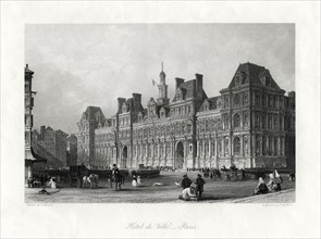 'Hotel de Ville, Paris', France, 1875. Artist: J Saddler