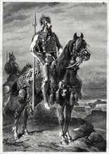 Gallic horseman, 19th century. Artist: Neuville