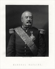 Achille Francois Bazaine, marshal of France, 19th century.Artist: W Holl
