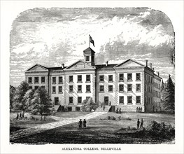 Alexandra College, Belleville, Ontario, Canada, 19th century. Artist: Unknown