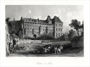 Chateau de Blois, Loire Valley, France, 1875.Artist: J Carter