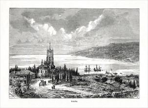Yalta, southern Ukraine, 1879.Artist: C Laplante