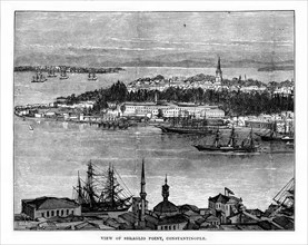 Seraglio Point, Constantinople, Turkey, 19th century. Artist: Unknown