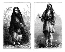 Albanian peasants, 19th century. Artist: Unknown