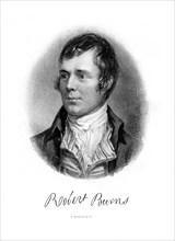 Robert Burns, Scottish poet, 19th century. Artist: Unknown