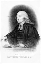 John Wesley, English minister, (1854). Artist: Unknown