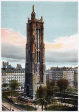 Saint-Jacques Tower, Paris, c1900. Artist: Unknown