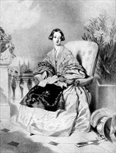Queen Victoria, 1838.Artist: Alfred Chalon