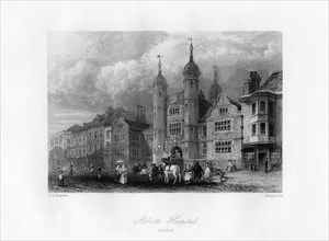 'Abbott's Hospital, Guildford', 19th century.Artist: Shury & Son