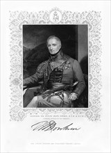 Sir Rufane Shaw Donkin, British soldier, 19th century.Artist: W Holl