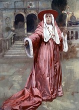 ES Willard in The Cardinal, c1902. Artist: Unknown