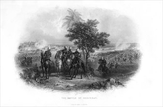 'The Battle of Goojerat', 1849, (19th century). Artist: Unknown